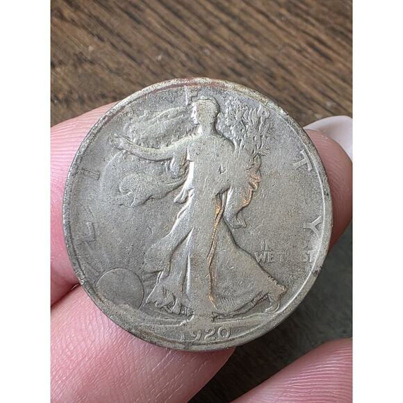 1920 S Walking Liberty Half Dollar Scarce Semi Key Date Silver Walker Coin 3 - Picture 2 of 16